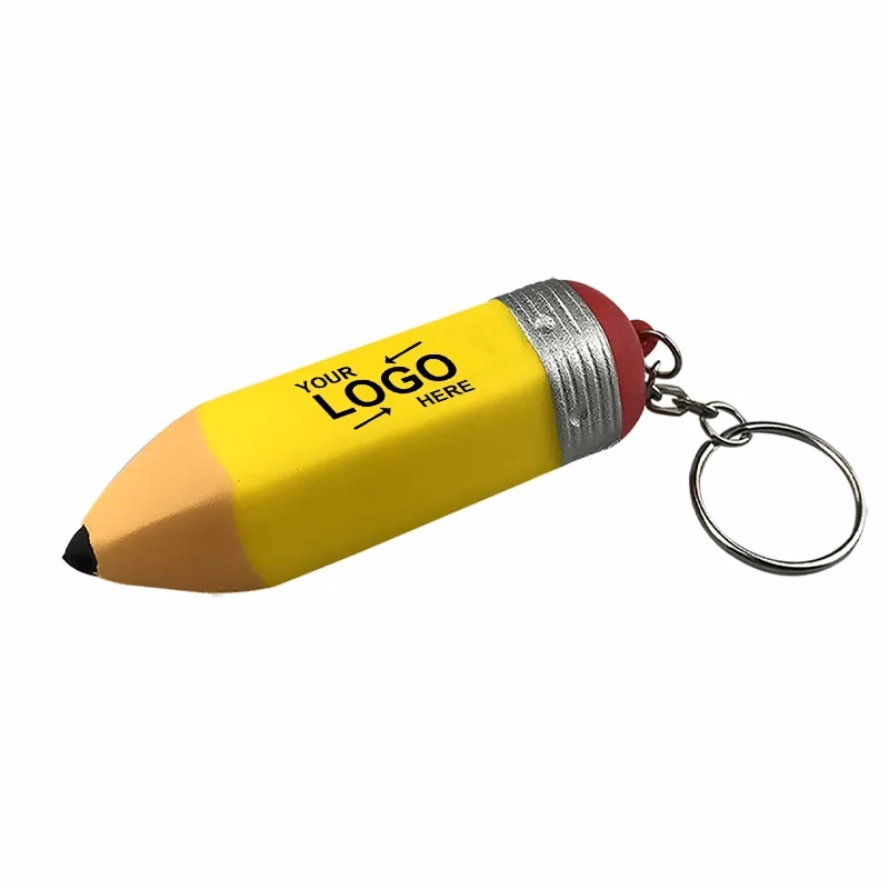 Pencil Shape Stress Reliever Keyring