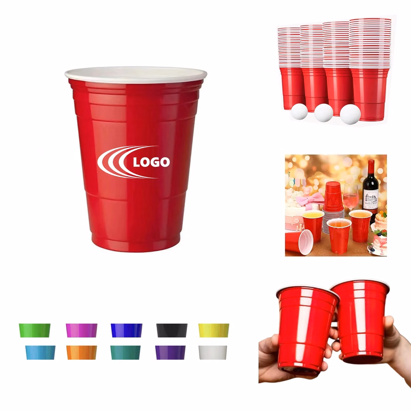 16oz Disposable Party Plastic Cup MOQ50