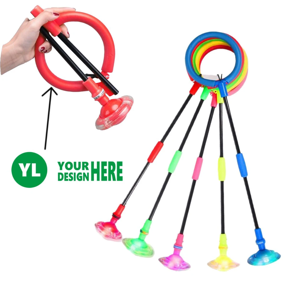 Single-Leg Elastic Flash Bounce Ball Jump Ring 1