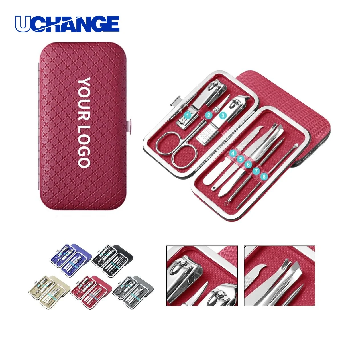 Stainless Nail Clipper Set with Case 1