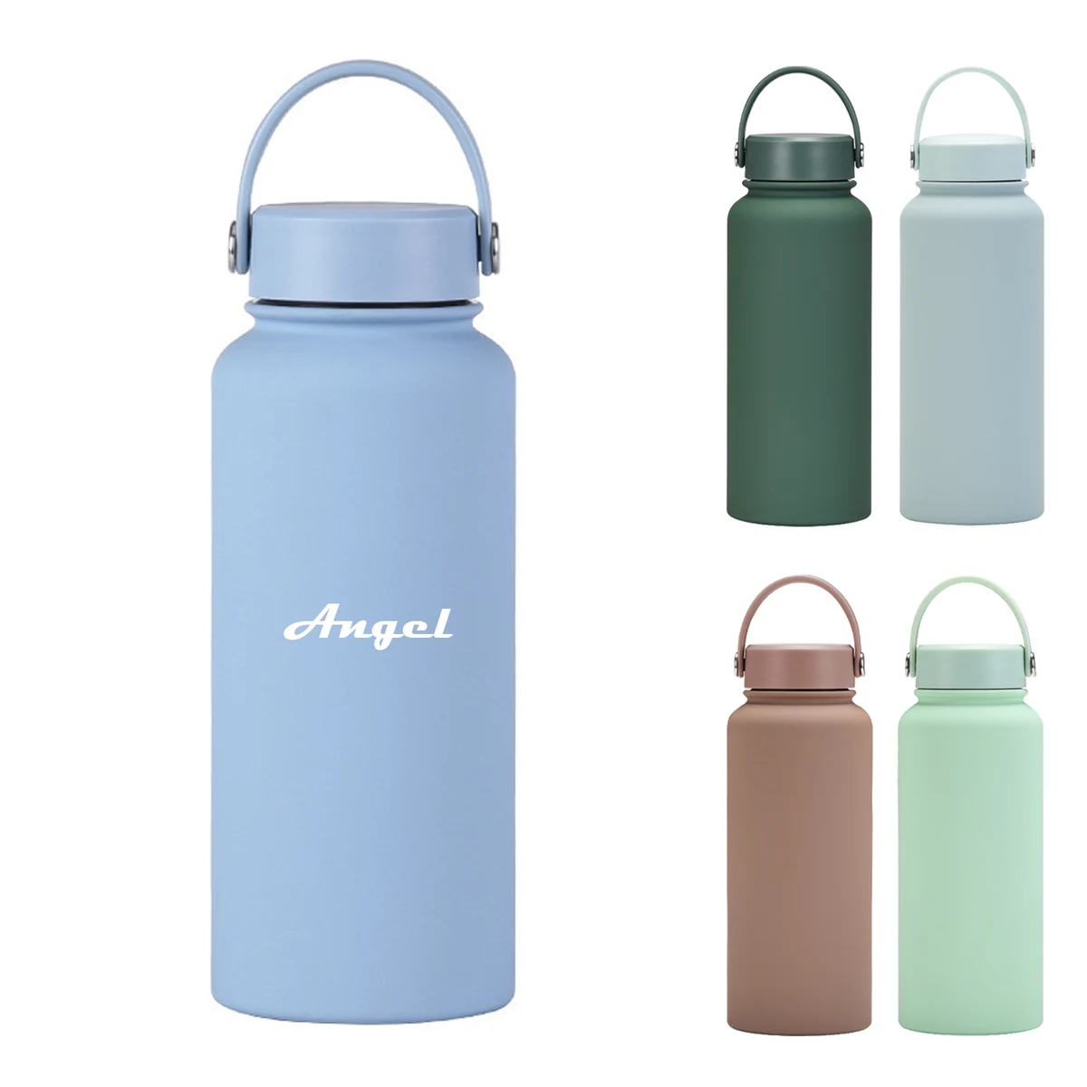 34oz Stainless Steel Bottle, custom water bottle with logo imprint 1