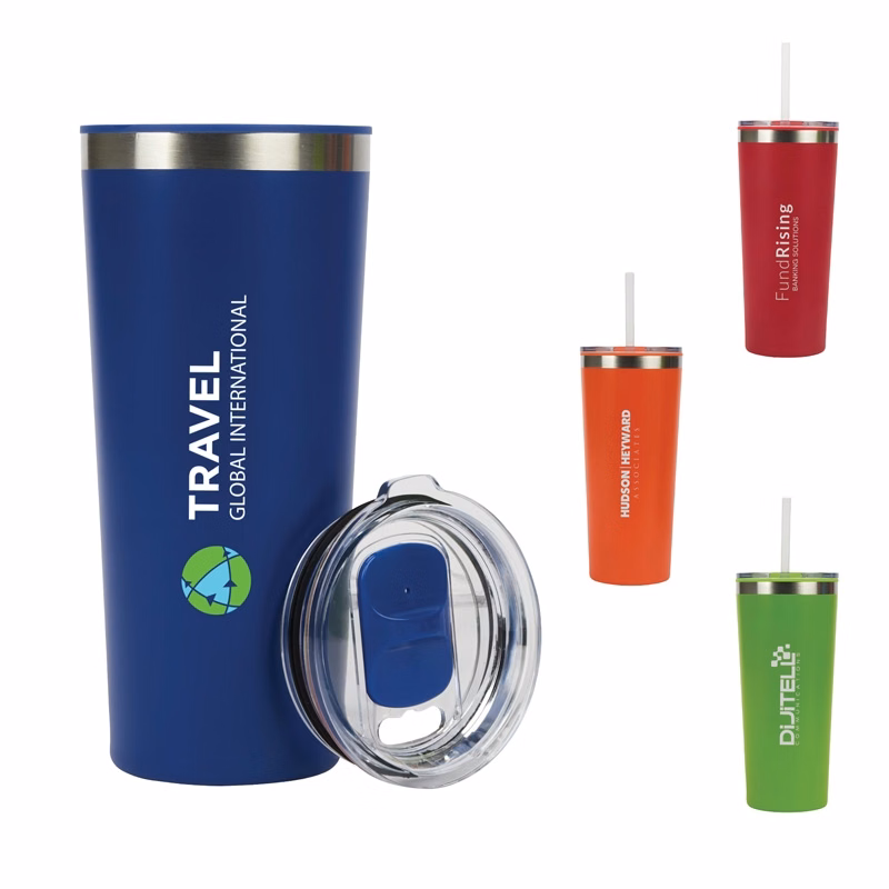 Bremen 24 oz. Steel/50% Recycled PP Liner Travel Tumbler