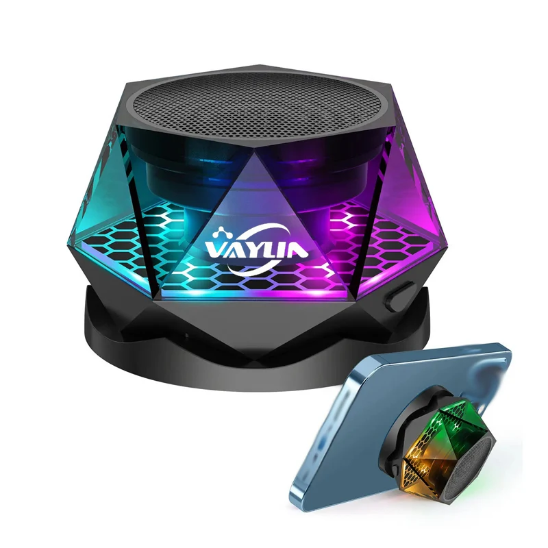 Mini Magnetic RGB Light Wireless Speaker 1