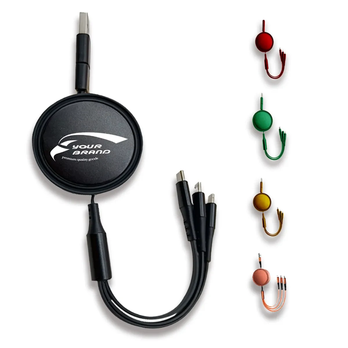 Portable Multi 3 In 1 Retractable USB Fast Charging Cable 1