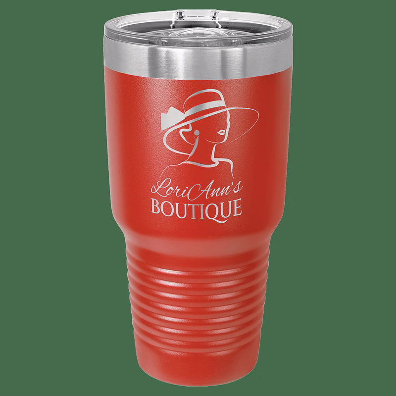 Polar Camel 30 oz. Red Insulated Ringneck Tumbler with Slider Lid