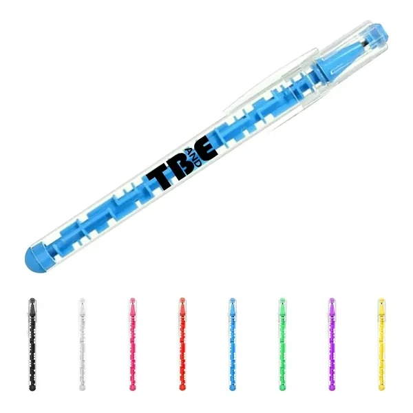 Custom Maze Ballpoint Pen with Built in Ball Game — Stress Relief Desk Promo 1