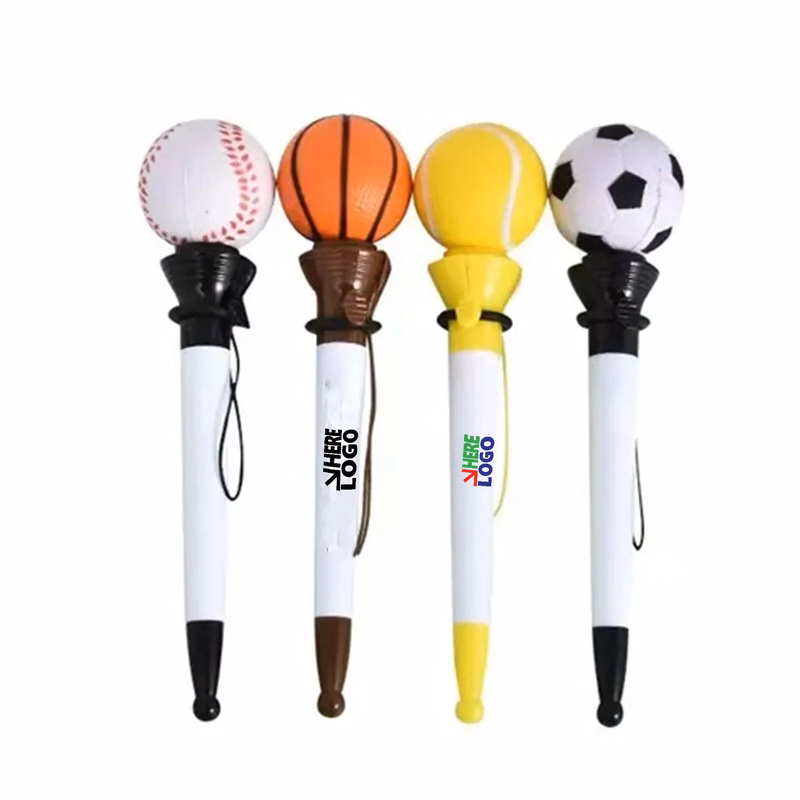 MOQ 20 Ballpoint Pen Sports Ball Stress Relief