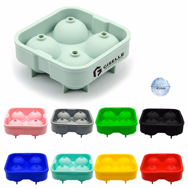 Premium Large Silicone Ice Spherical Mold with Airtight Lid