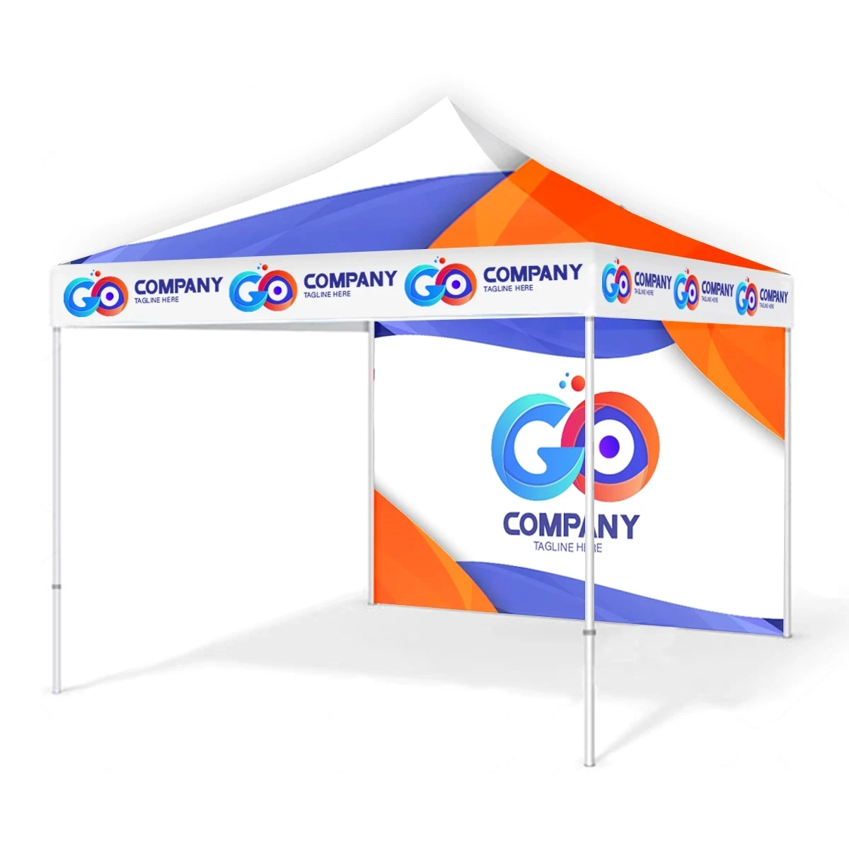 Custom Full Wall of Event Tent - Digital Print 1