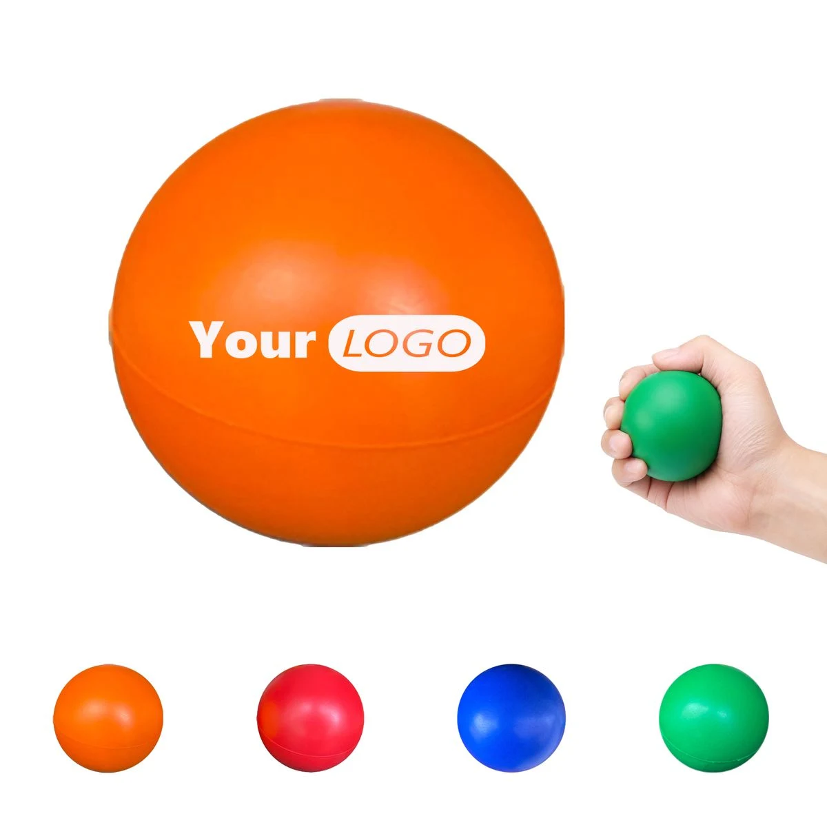 2.48" Round PU Foam Stress Ball 1