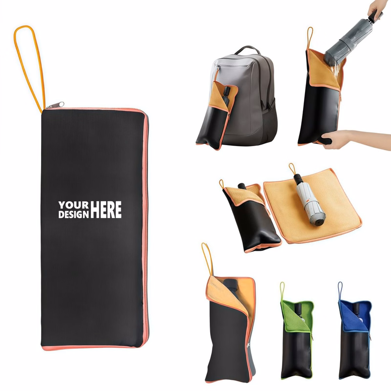 11-Inch Portable Waterproof Umbrella Storage Pouch for Cars