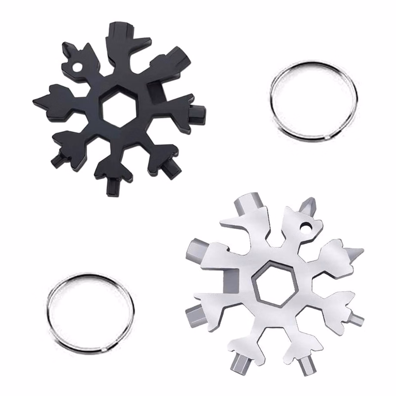 Snowflake Multi-Functional Key Chain MOQ 50PCS