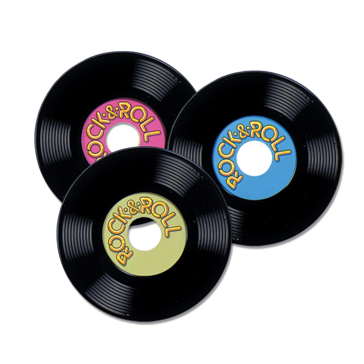 Personalize Plastic Records 3 Pack 1
