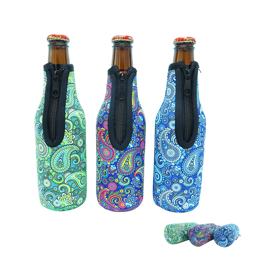 Beer Bottle Cooler Sleeve, custom koozie with logo imprint 1
