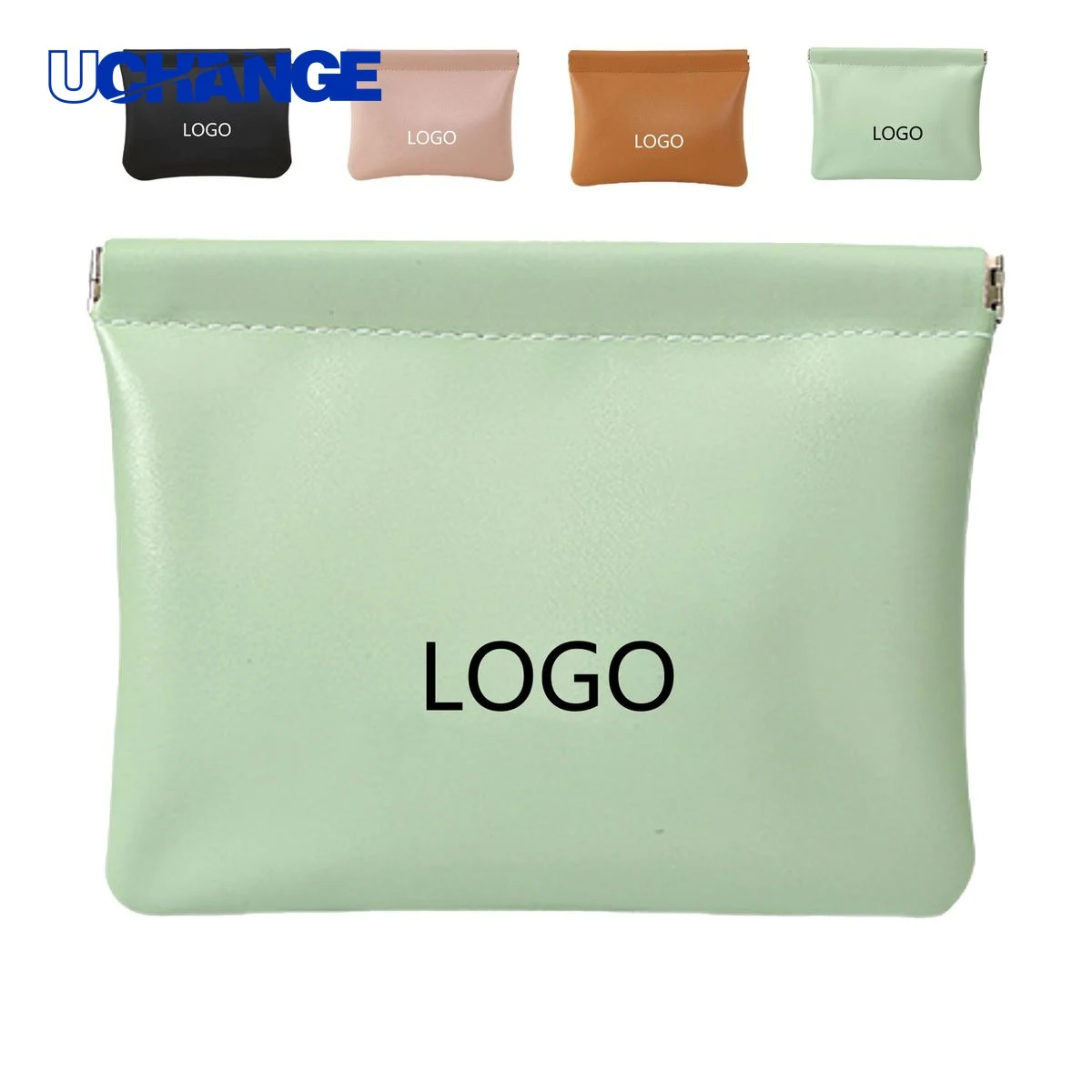 Automatic Closure PU Coin Pouch 1