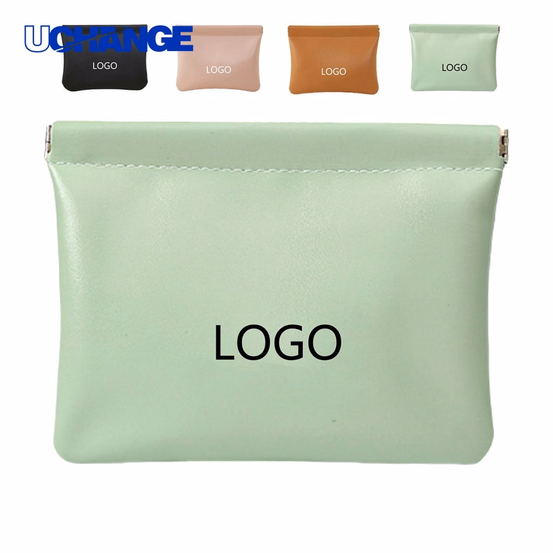 Automatic Closure PU Coin Pouch