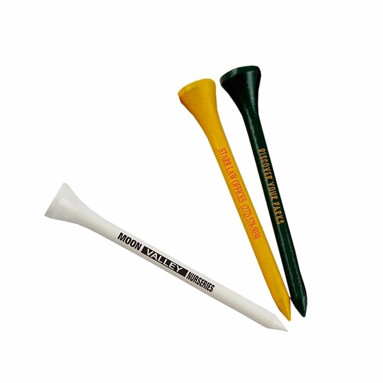 Custom 2 3/4" Wooden Golf Tee