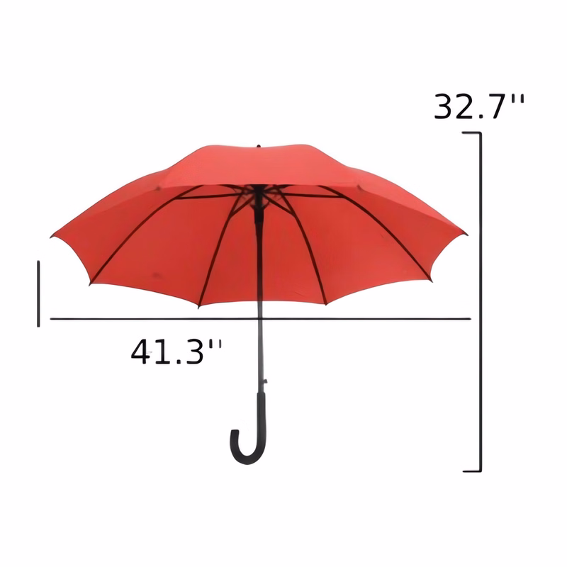 Auto Open Hook Handle Umbrella (41.3" D)