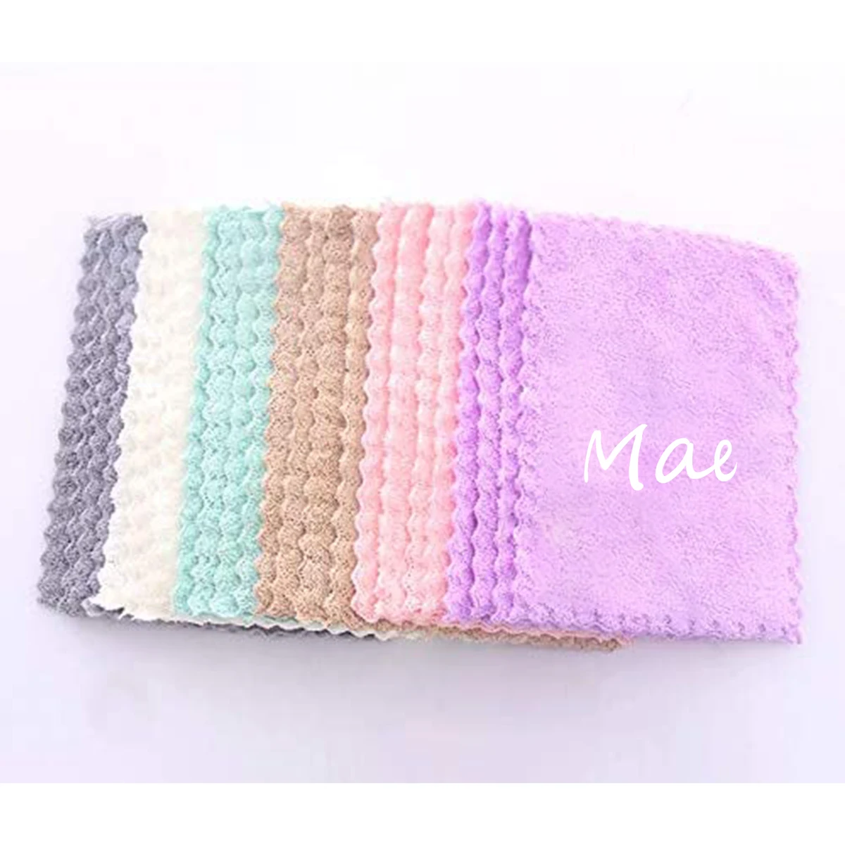 Coral Polyester Kitchen Towels 1