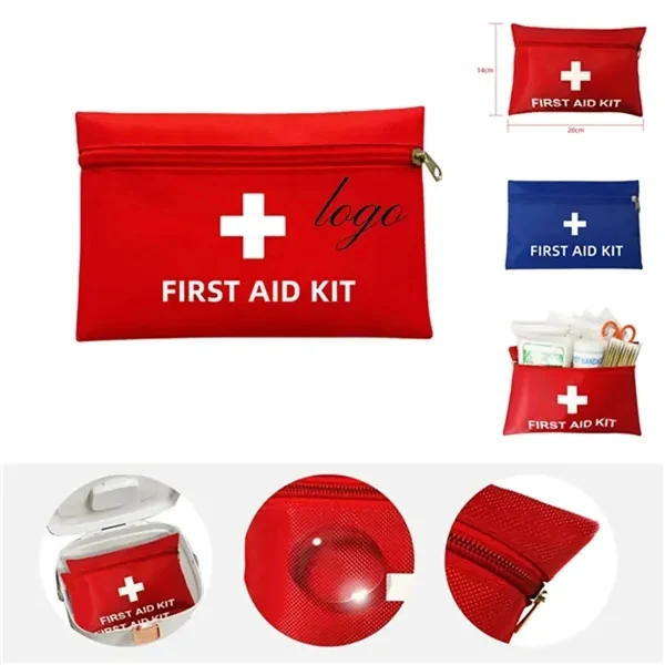 First Aid Kit Empty Bag for Work, School and Travel 1