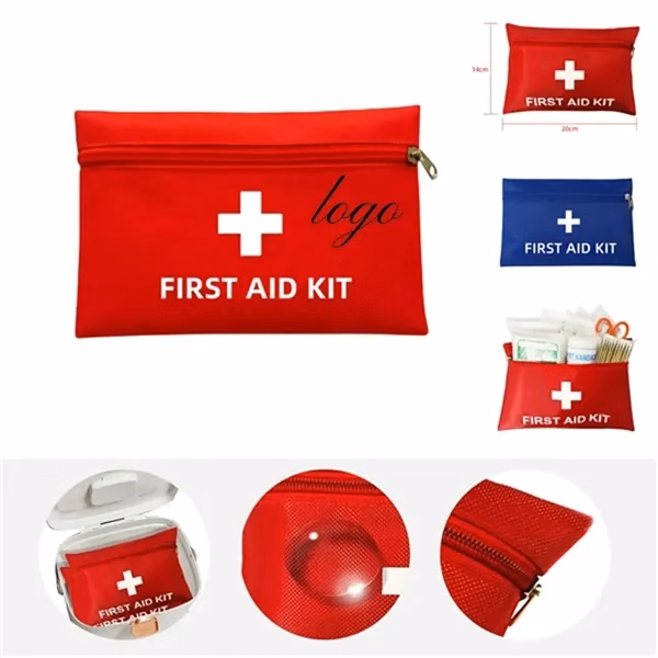 First Aid Kit Empty Bag for Work, School and Travel