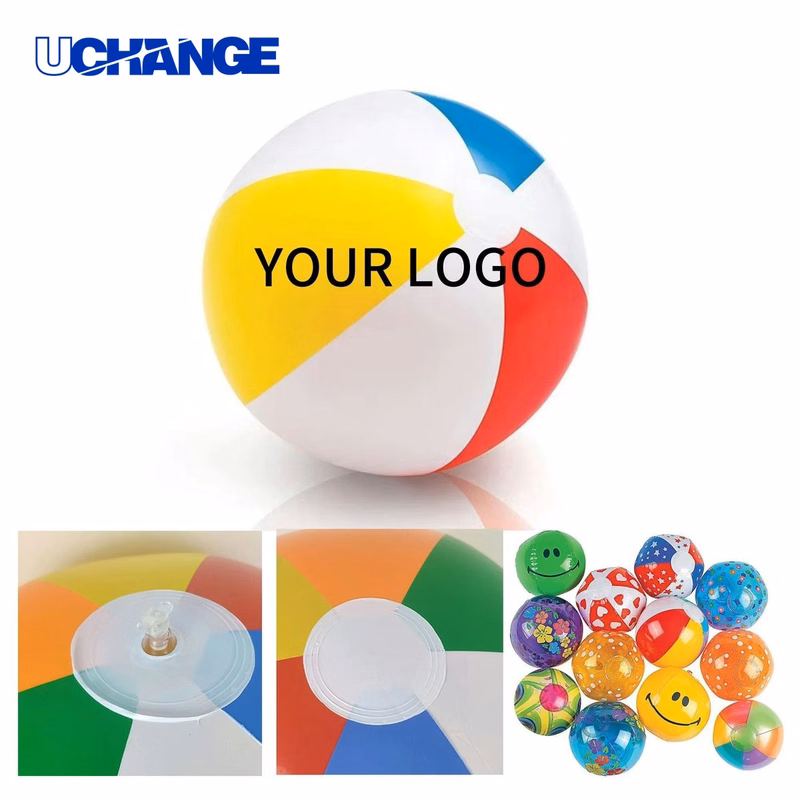 Six Color Inflatable Beach Ball