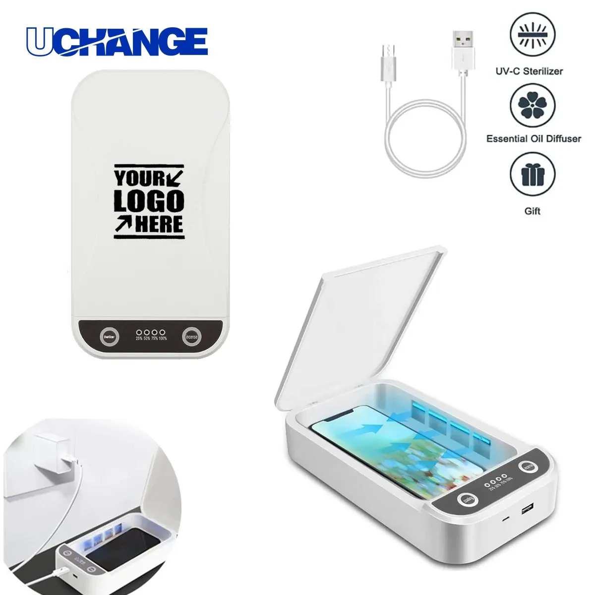 Cell Phone UV Lights Sterilization Box for Disinfection 1