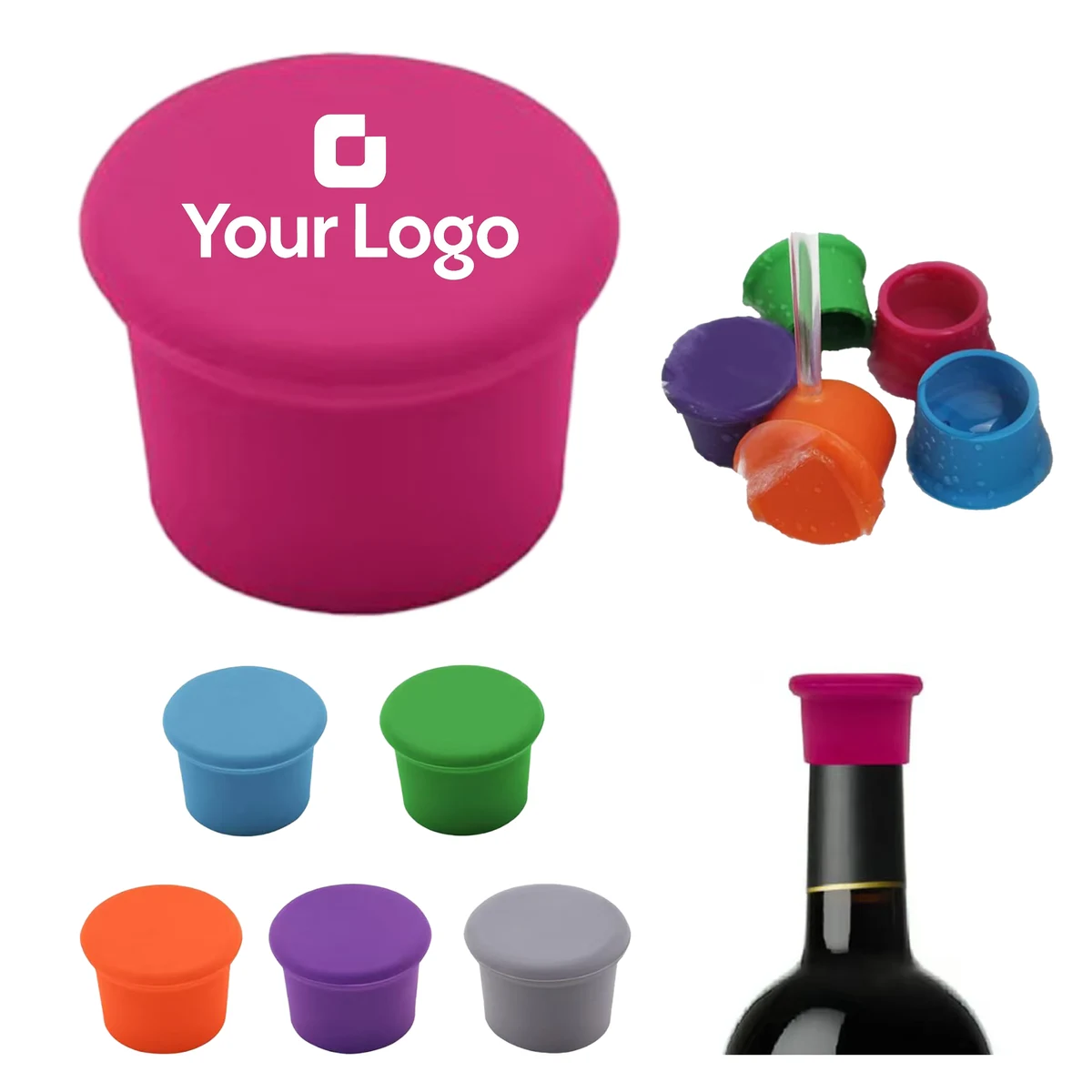 Food-Grade Silicone Wine Bottle Stopper 1
