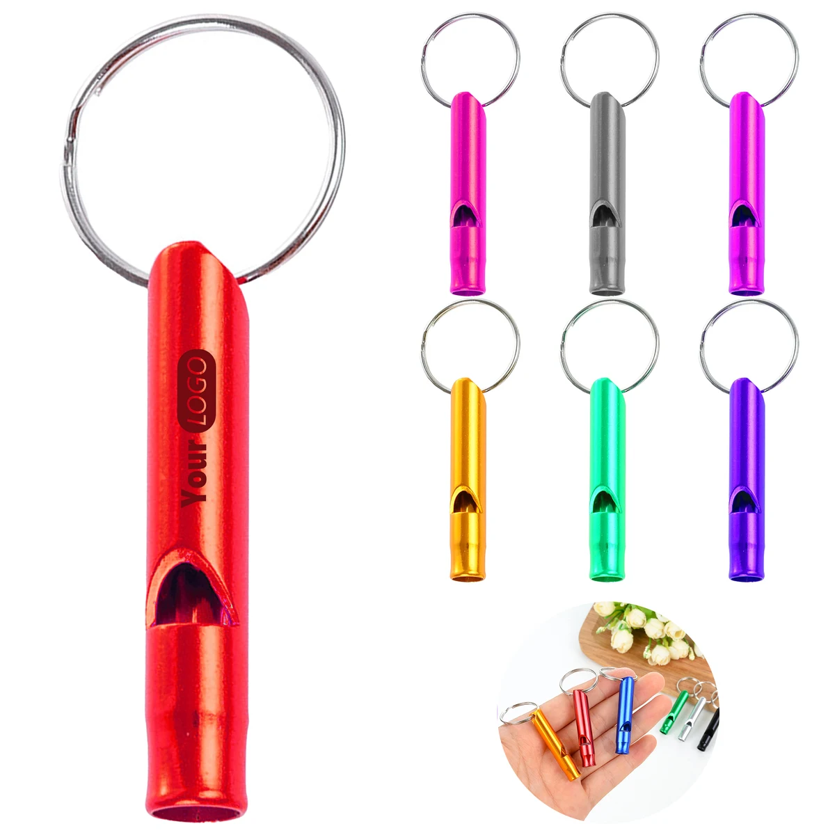 Alloy Durable Metal Whistle With Customizable Logo For Versatile Use 1
