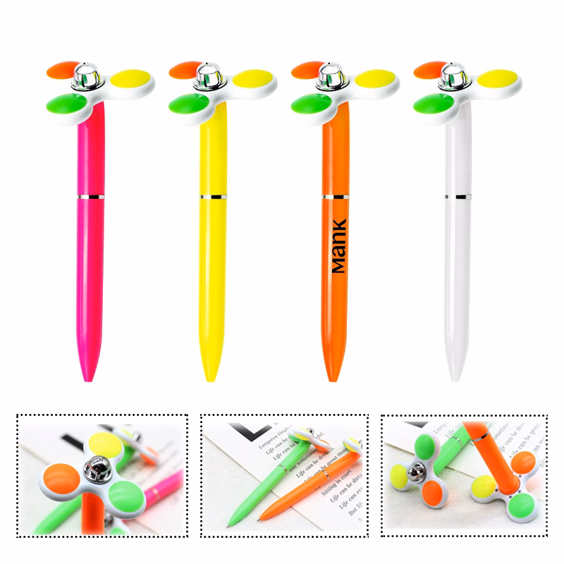 Multi-Functional Color Spinning Fidget Spinner Pen