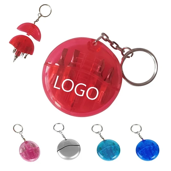 Mini 4-in-1 Screwdriver Tool Set Keychain 1