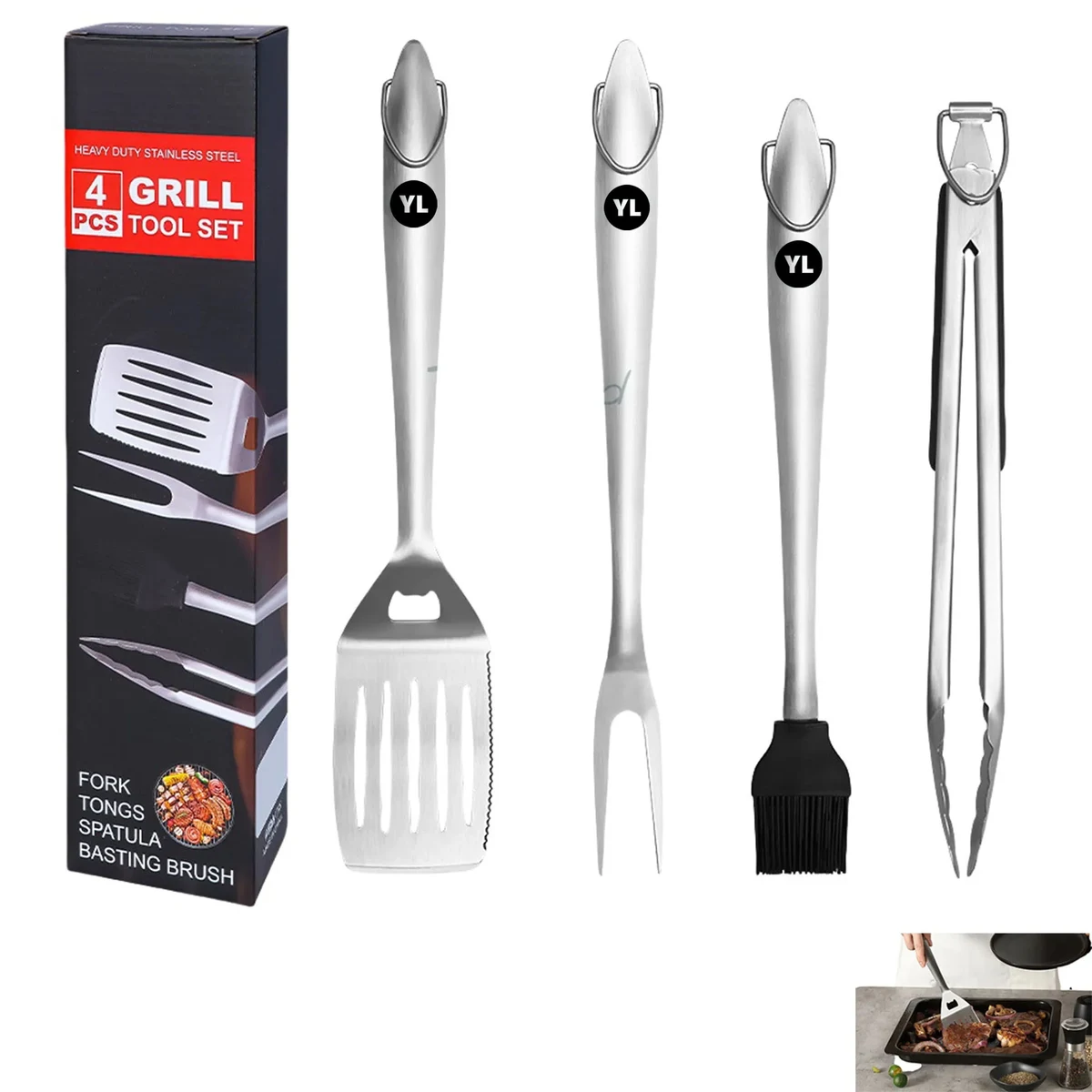 4pc Barbecue Accessories 1