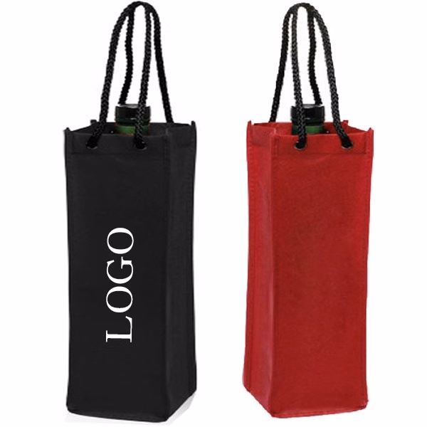 Single Bottle Tote Wine Bag