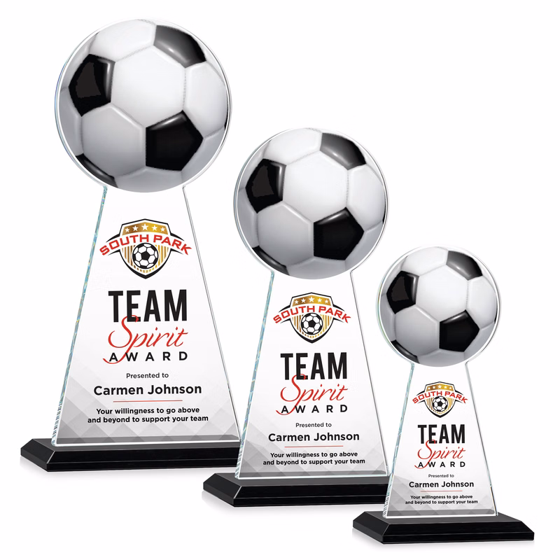 Edenwood Soccer VividPrint™ Award - Black
