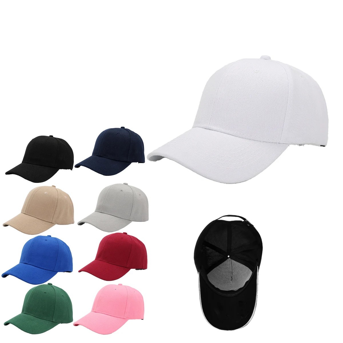 Solid Color Sports Cap 1