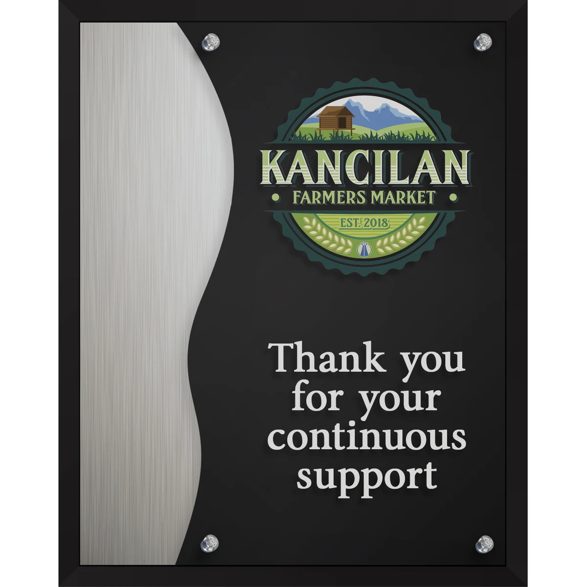 The Profile Plaque (8"x 10"x 1") Full Colour PhotoImage 1