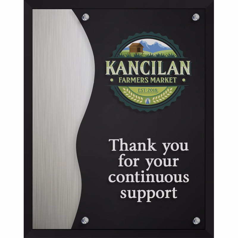 The Profile Plaque (8"x 10"x 1") Full Colour PhotoImage