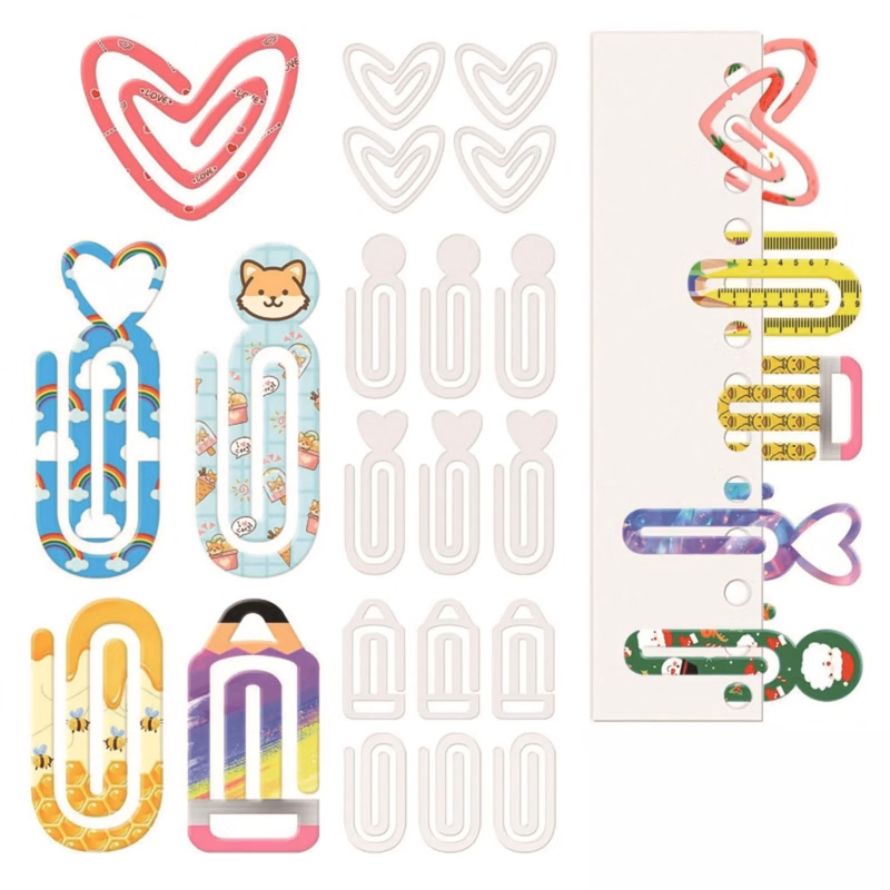 Acrylic Paper Clip Bookmark Reading Accessory