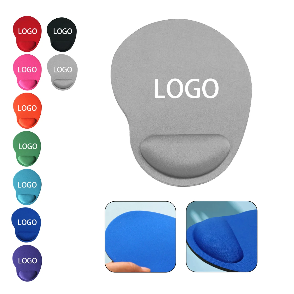 Durable Rubber Office Mouse Mat 1