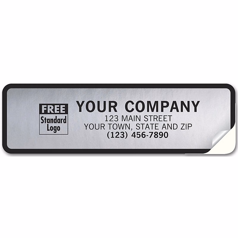 Tuff Shield Weatherproof Labels, Poly With Black Border