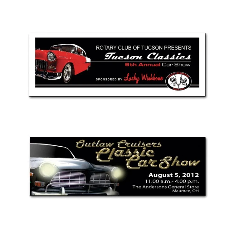 Full color metal dash plaques 0-3 sq" 1