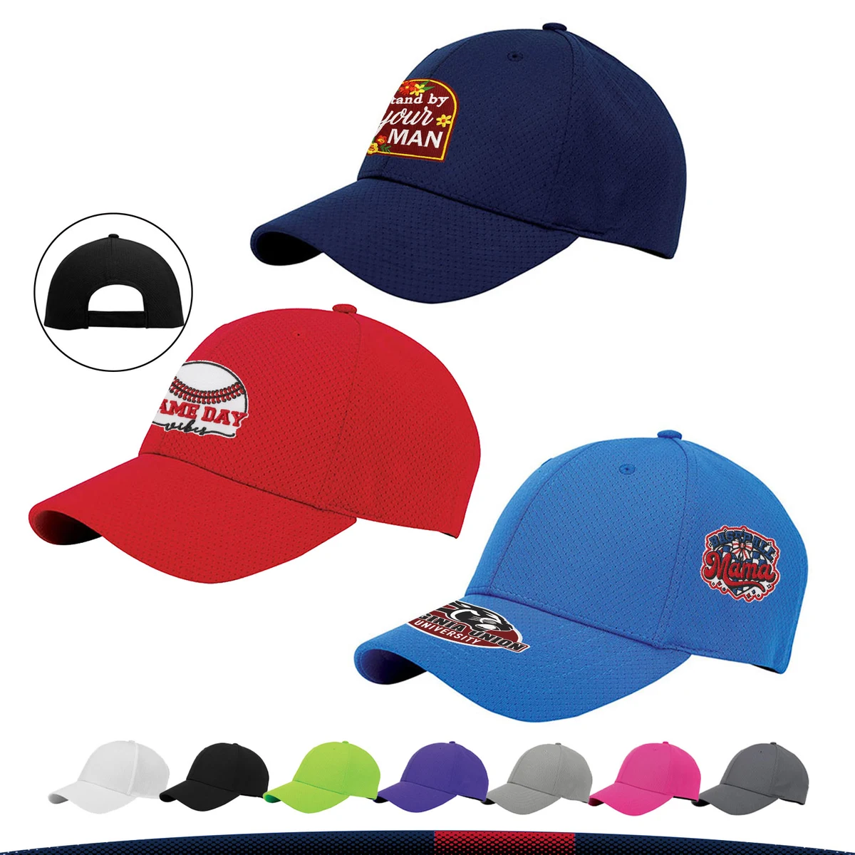 Totoya Athletic Moisture Wicking Mesh Cap 1