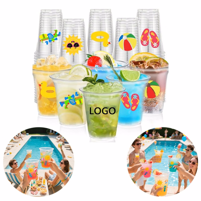 Party Disposable Clear Plastic Cups