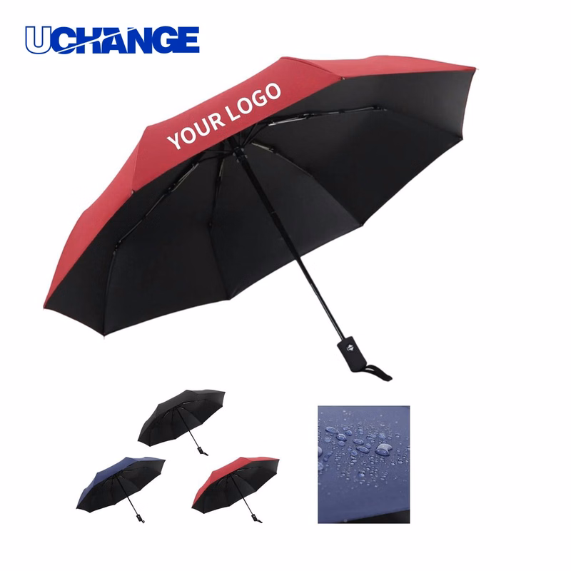 Windproof Pongee Inverted Umbrella