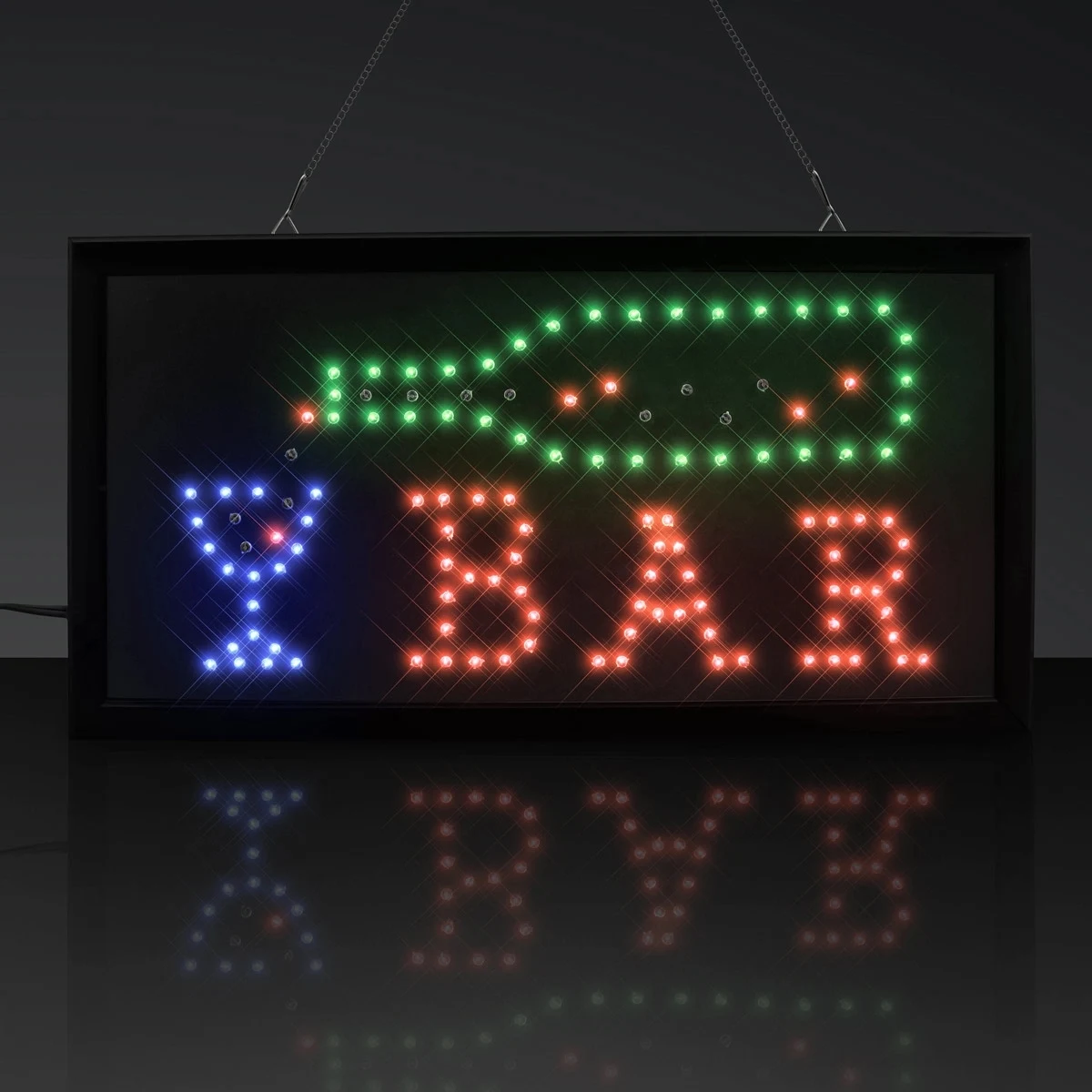 LED BAR Sign, Plug-In Moving Lights 1