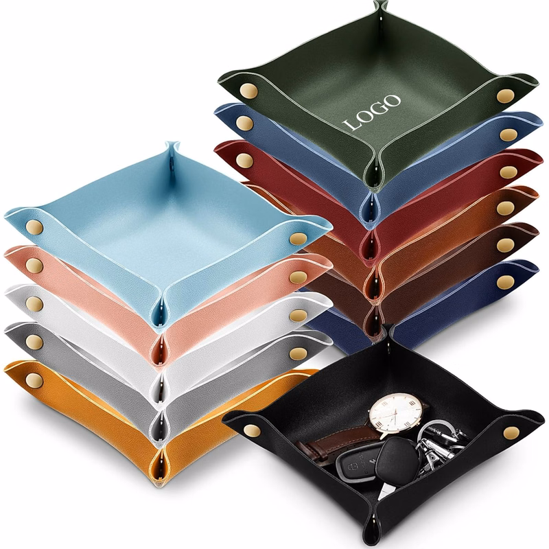 Premium PU Leather Valet Tray