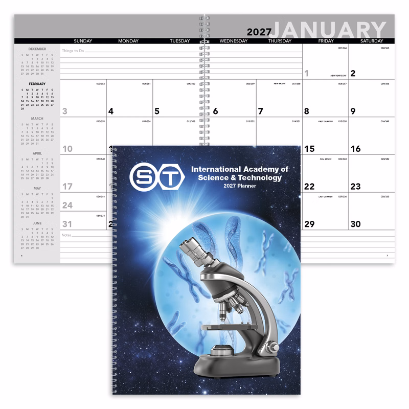 Triumph® Calendars Standard Year Desk Planner with Custom Cover