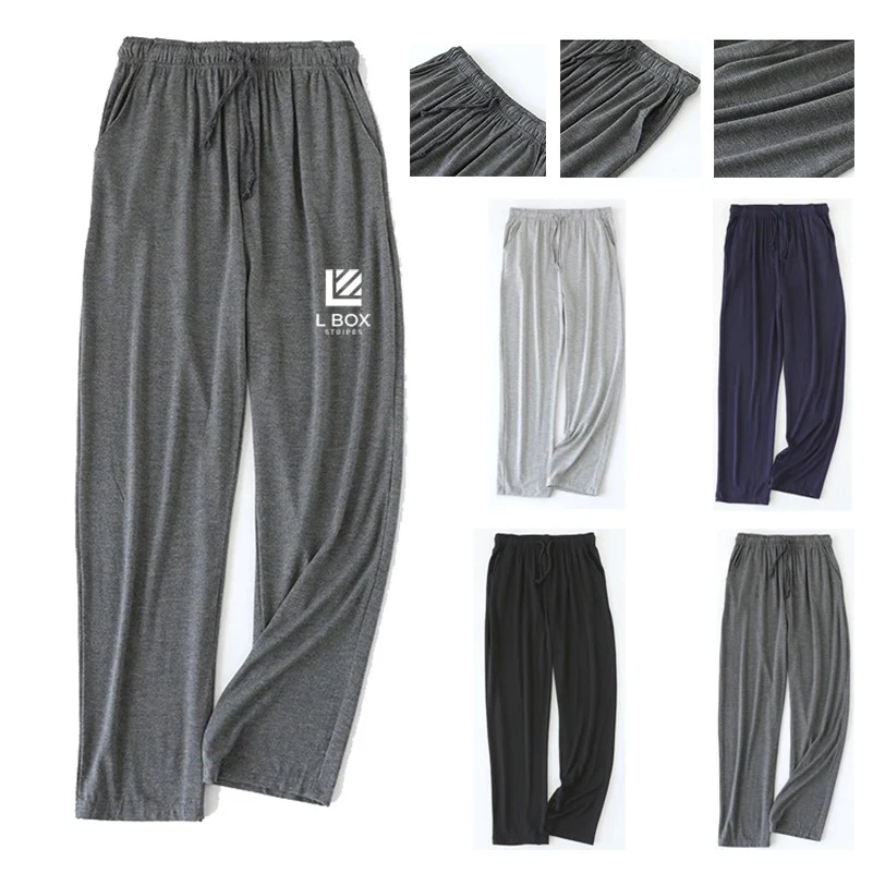 Men's Modal Cool Classic Sleep Pant, custom shorts with logo imprint 1