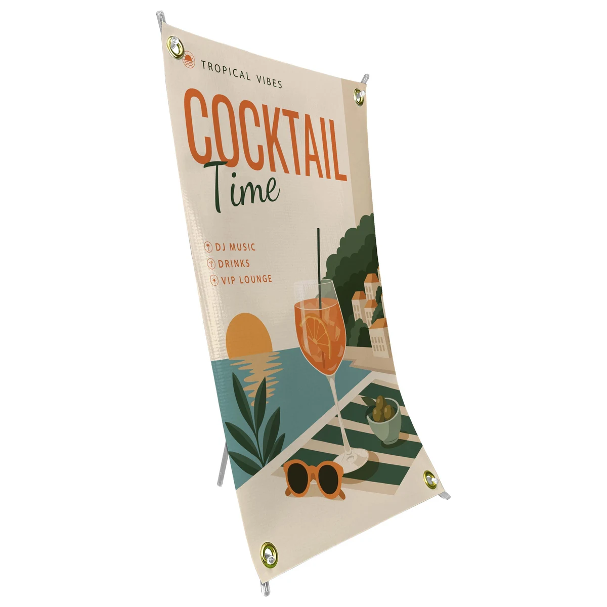 11 in. x 17 in. Table Top X-Stand Banner (Full Color) 1