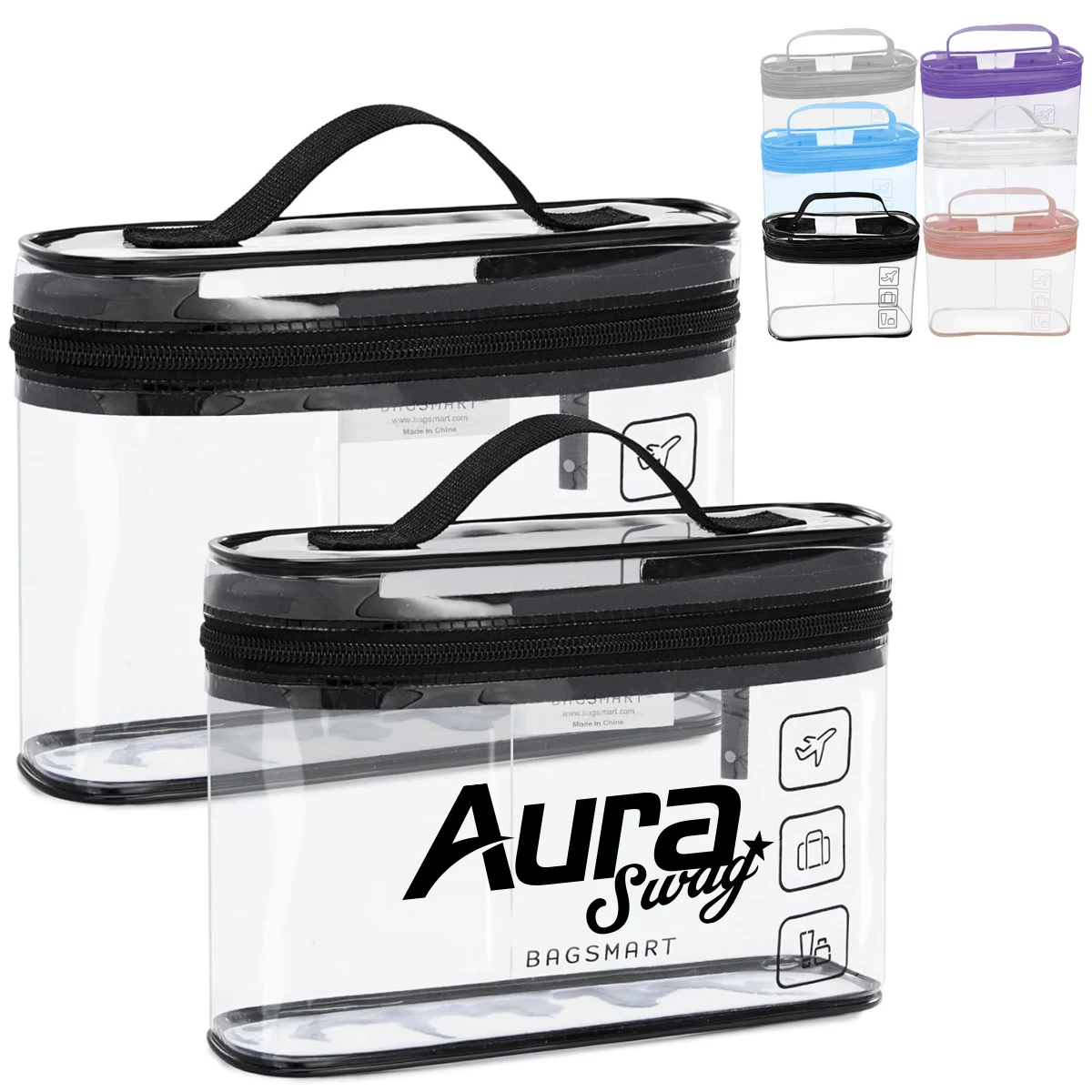 3L PVC Transparent Travel Organizer Bag with Handle 1
